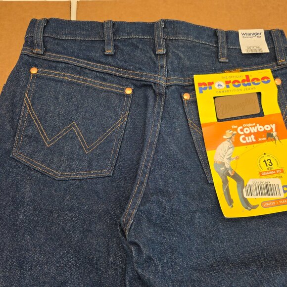 Wrangler Jeans Men's sz 30x32 Original Fit Pro Rodeo Cowboy Cut 13MWZ - Picture 5 of 12